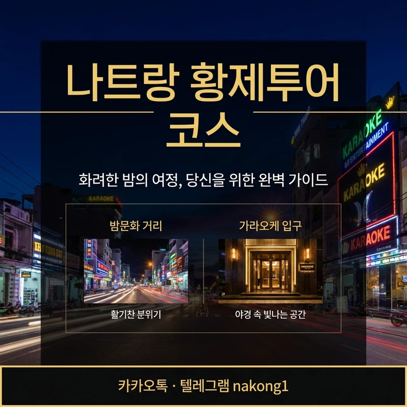 나트랑 황제투어 코스 밤문화 가라오케 불건마 일정