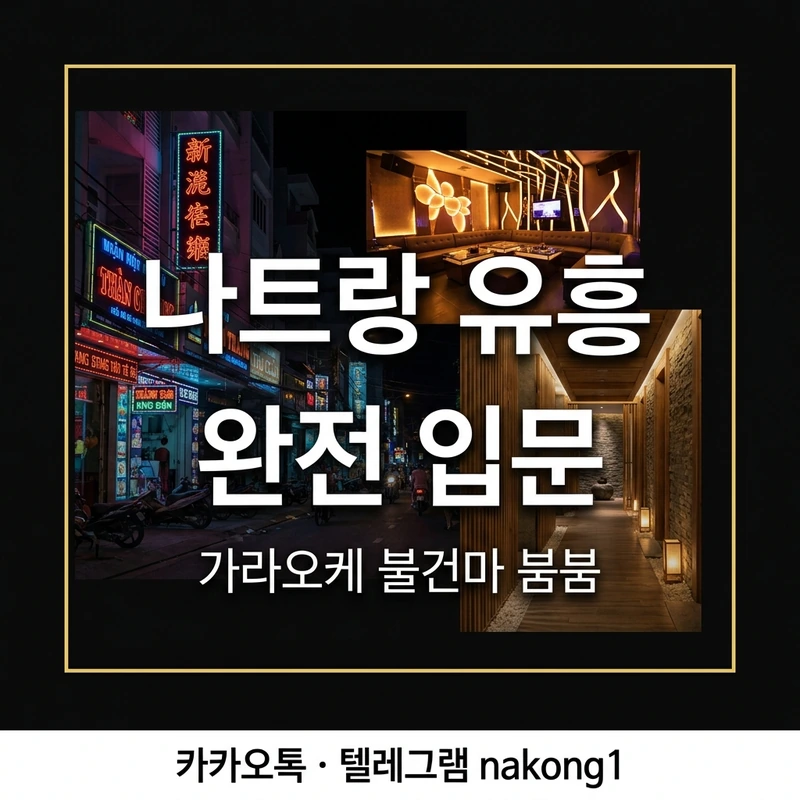 나트랑 유흥 완전 입문 — 가라오케·불건마·붐붐 3종 차이부터 첫날 선택 가이드