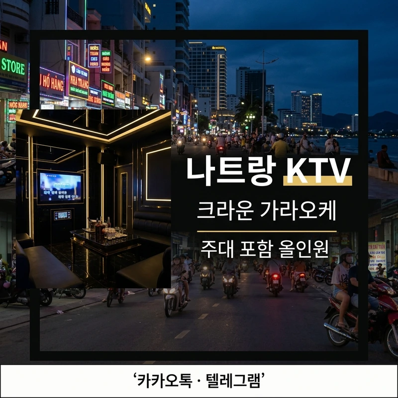 나트랑 KTV 크라운 가라오케 주대 포함 구조