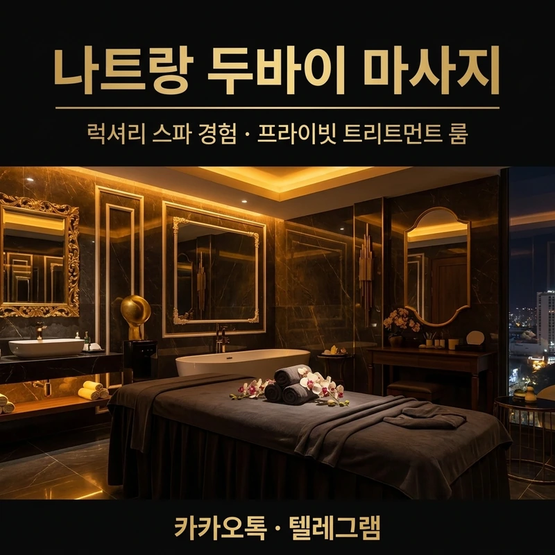 나트랑 두바이 마사지 내부 고급 룸 분위기