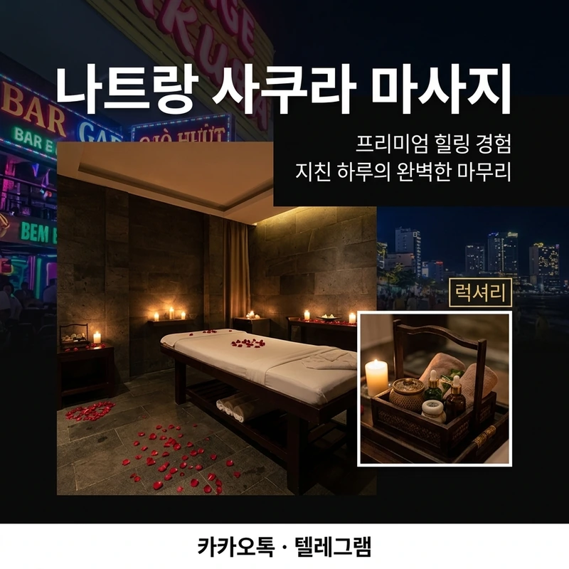 나트랑 사쿠라 마사지 럭셔리 코스 안내