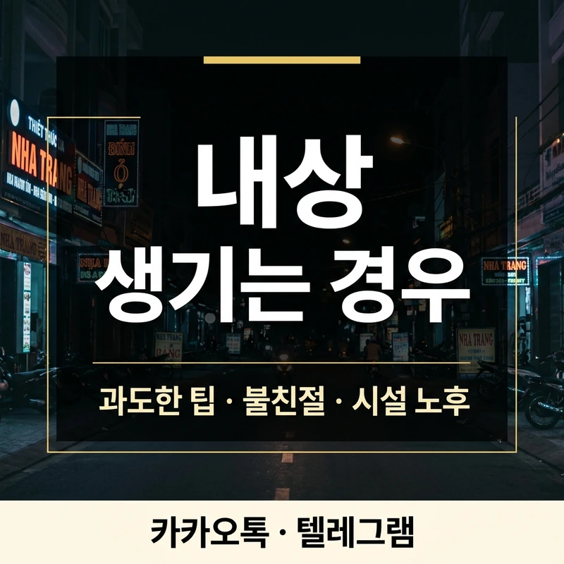 나트랑 붐붐 내상 생기는 6가지 상황