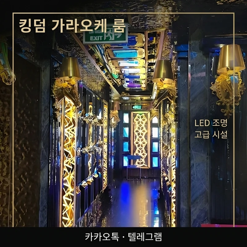 킹덤 가라오케 나트랑 룸 내부