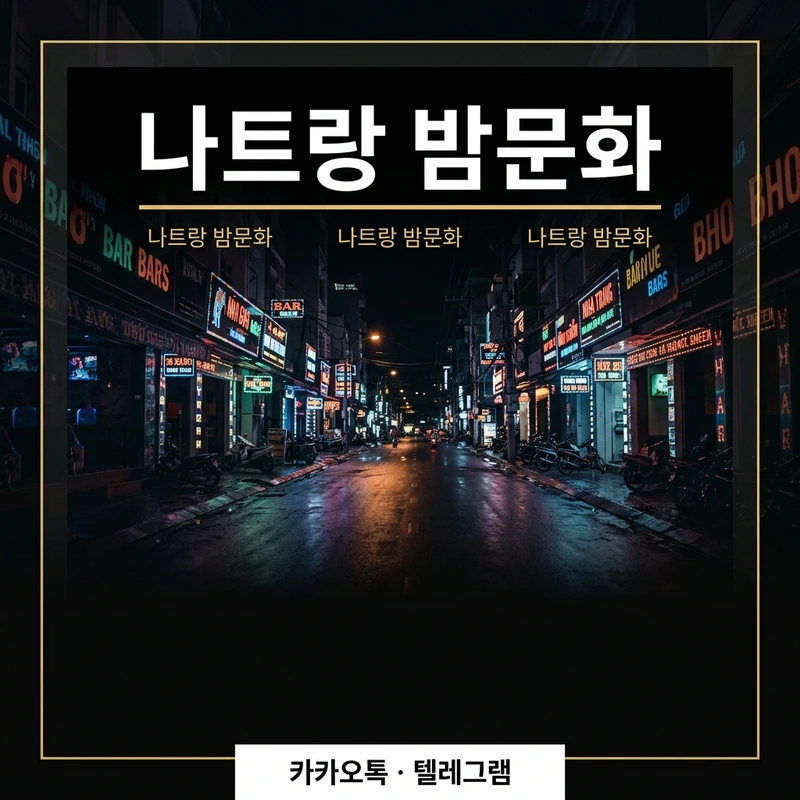 나트랑 황제투어 밤문화 거리 나이트 분위기