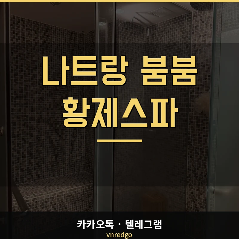 나트랑 붐붐 황제스파 마사지 완전 가이드 2026 — 시설·코스·예약 흐름 총정리