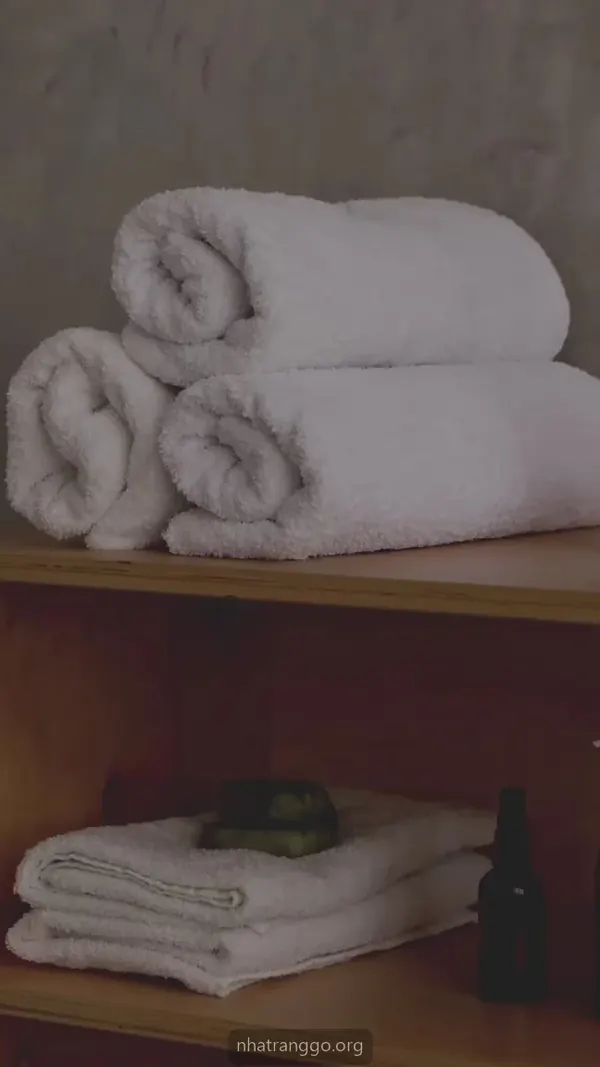 나트랑 사쿠라 마사지 수건 어메니티
